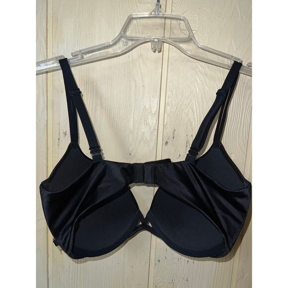 34DDD Victoria's Secret Bra Very Sexy Padded Push Up Black Underwire Va Va Voom - Picture 6 of 6